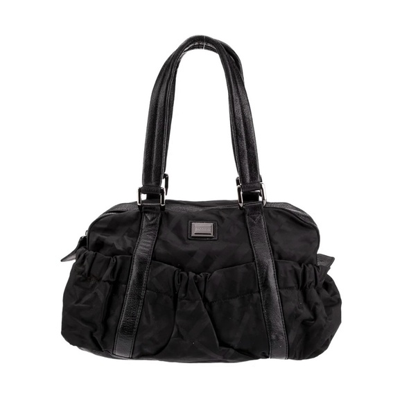 BURBERRY Nylon Check Shoulder Bag - Picture 1 of 16